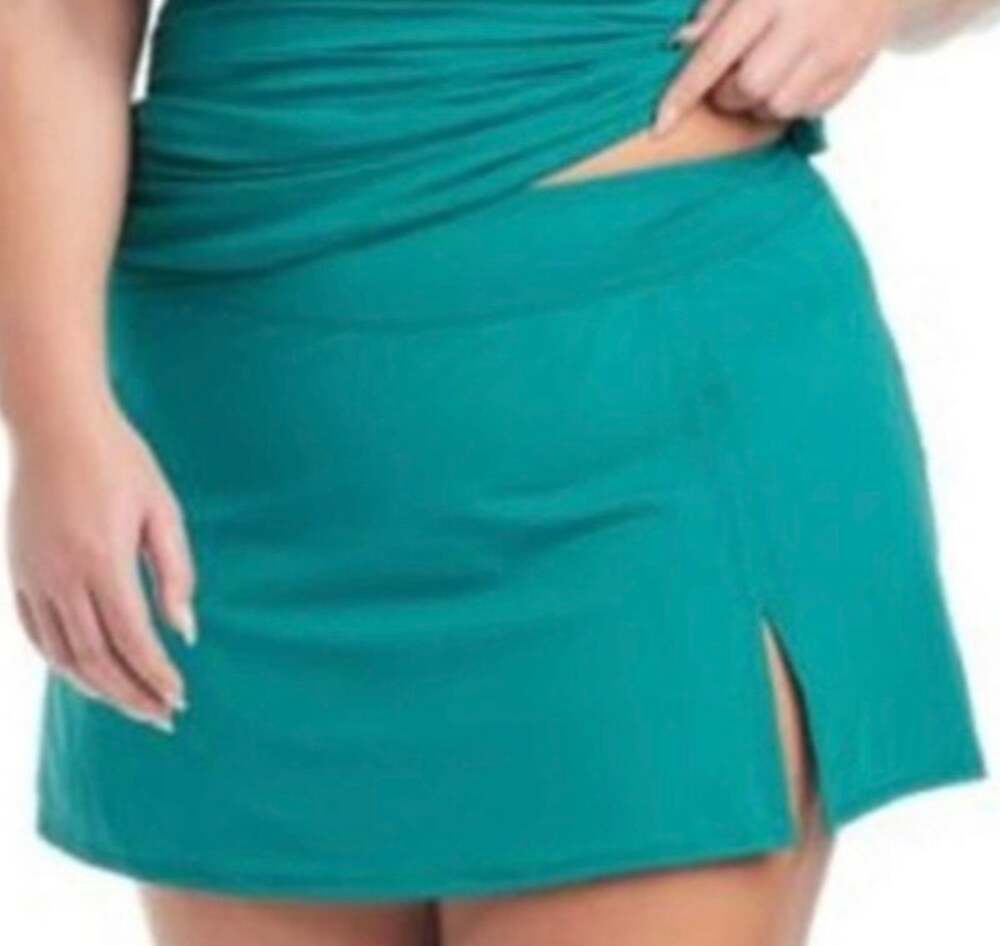 Bleu Rod Beattie Ocean Skirted Swim Bottom Skort 20W NWT